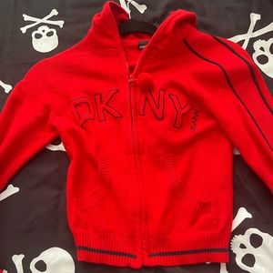 DKNY VINTAGE ZIP UP XS